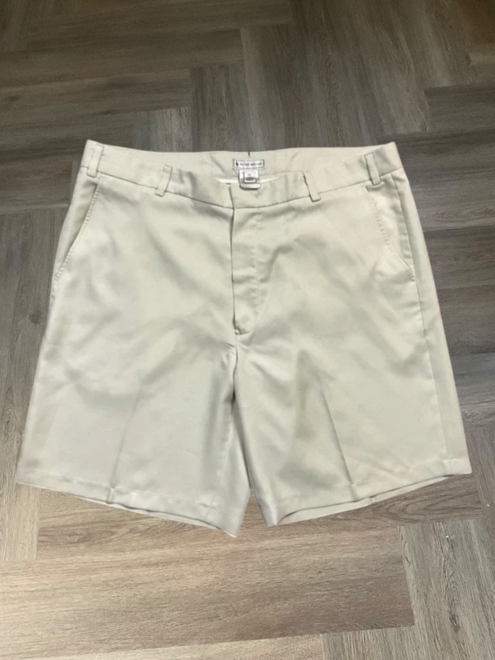 Peter Millar Flat Front Golf Tennis Shorts Mens 40 Khaki Preppy Classic Yacht